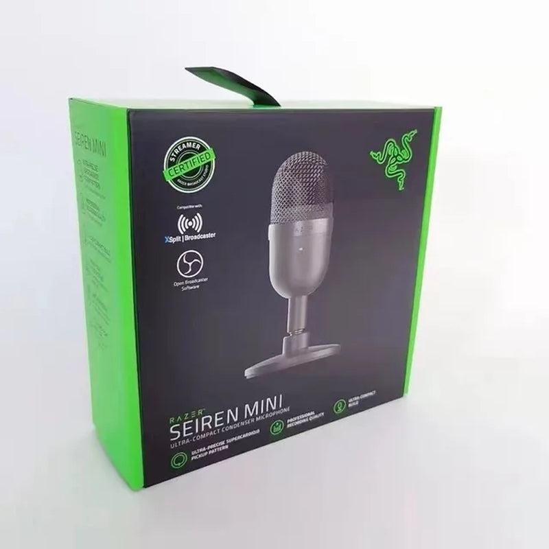 2023  Seiren Mini USB Condenser Microphone Ultra-Compact Streaming Microphone with Supercardioid Pickup Pattern Microphone