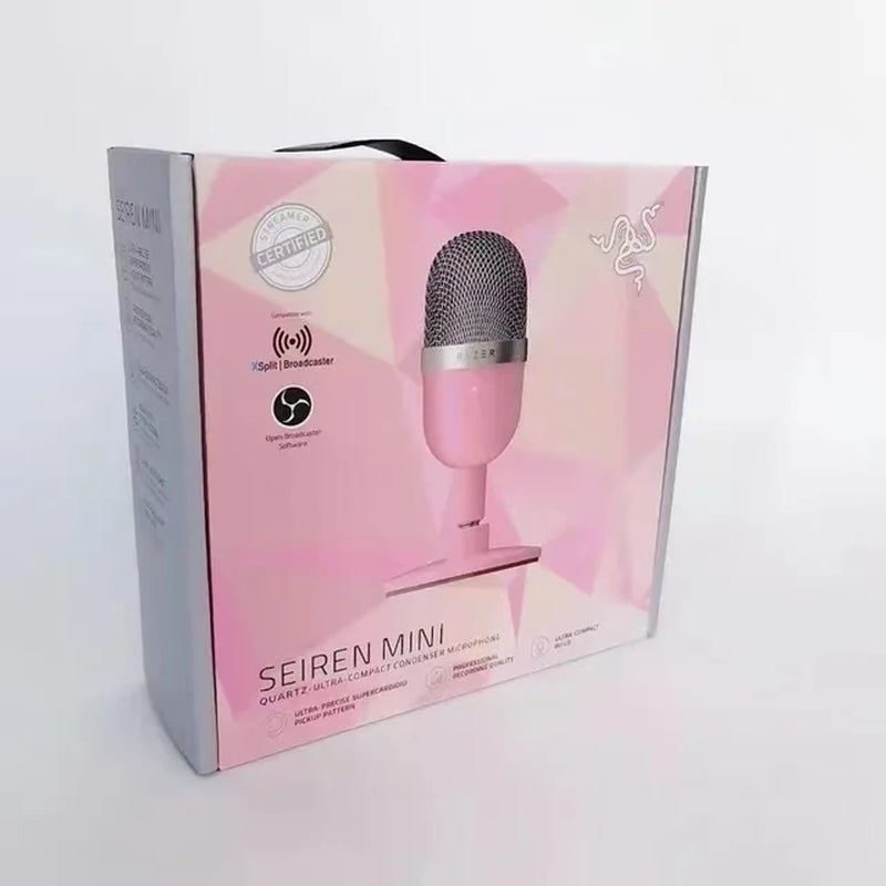 2023  Seiren Mini USB Condenser Microphone Ultra-Compact Streaming Microphone with Supercardioid Pickup Pattern Microphone