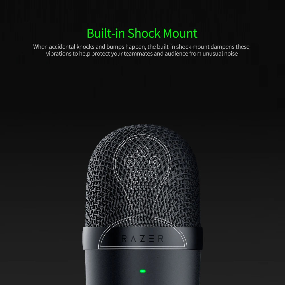 2023  Seiren Mini USB Condenser Microphone Ultra-Compact Streaming Microphone with Supercardioid Pickup Pattern Microphone